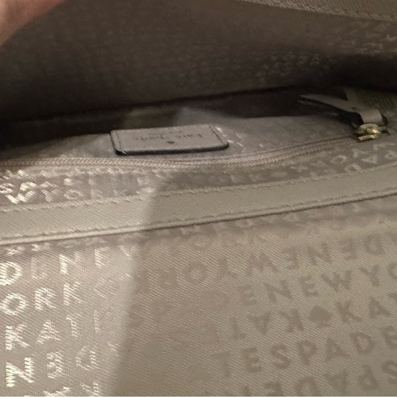 -SOLD-Kate Spade Emmie Flap Pebbled Leather Crossbody Bag Rose Smoke K8215 - Picture 7 of 15